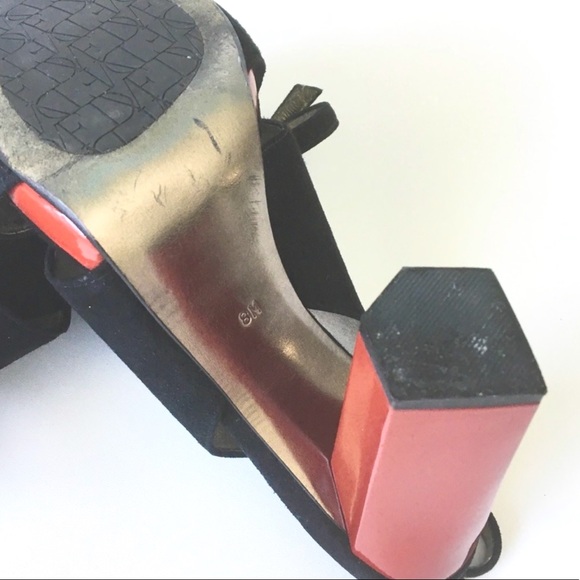 Vintage DVF Marlene Platform Red Heels - Picture 10 of 10